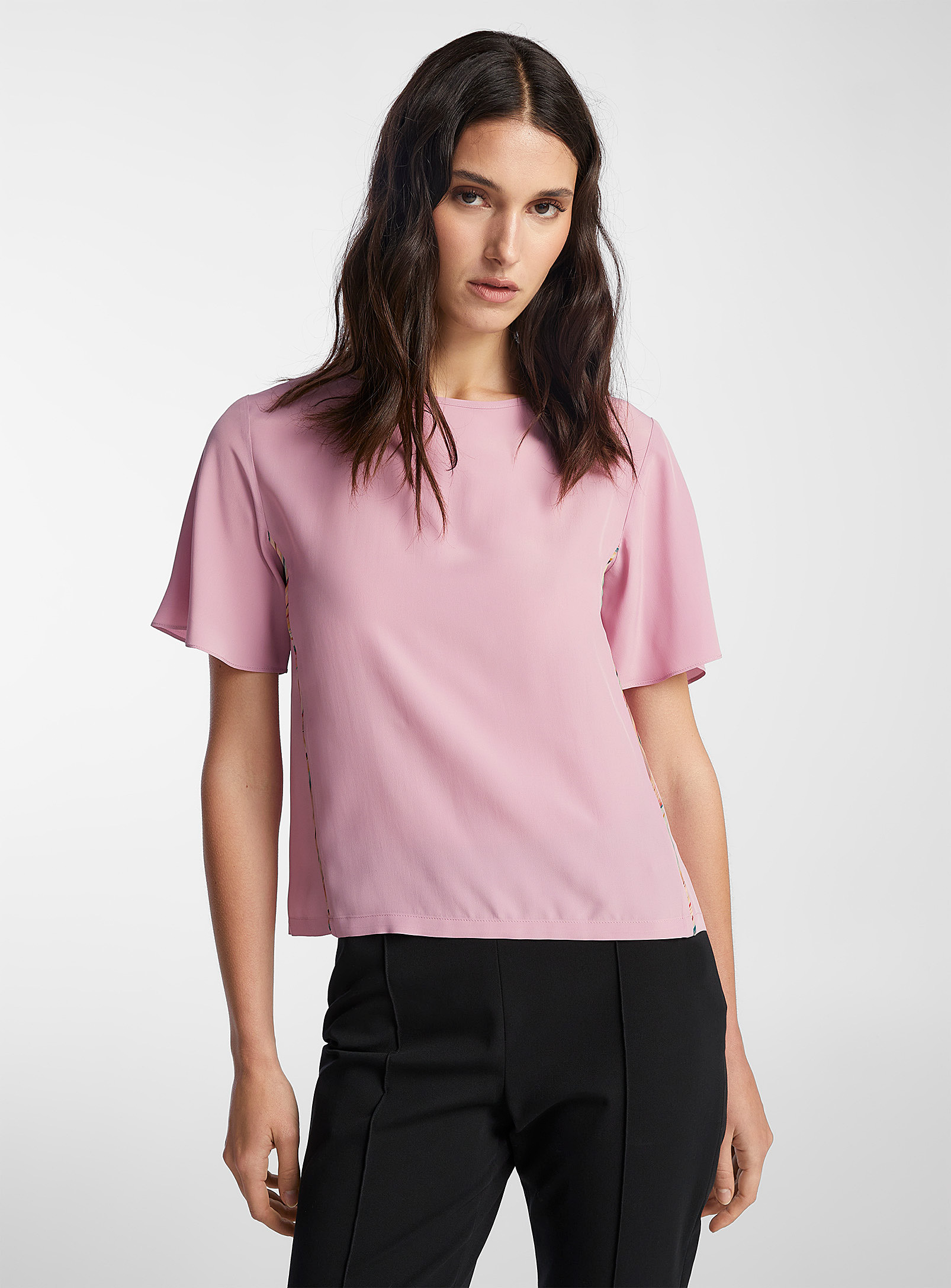 PS Paul Smith - Women's Colourful trim casual blouse