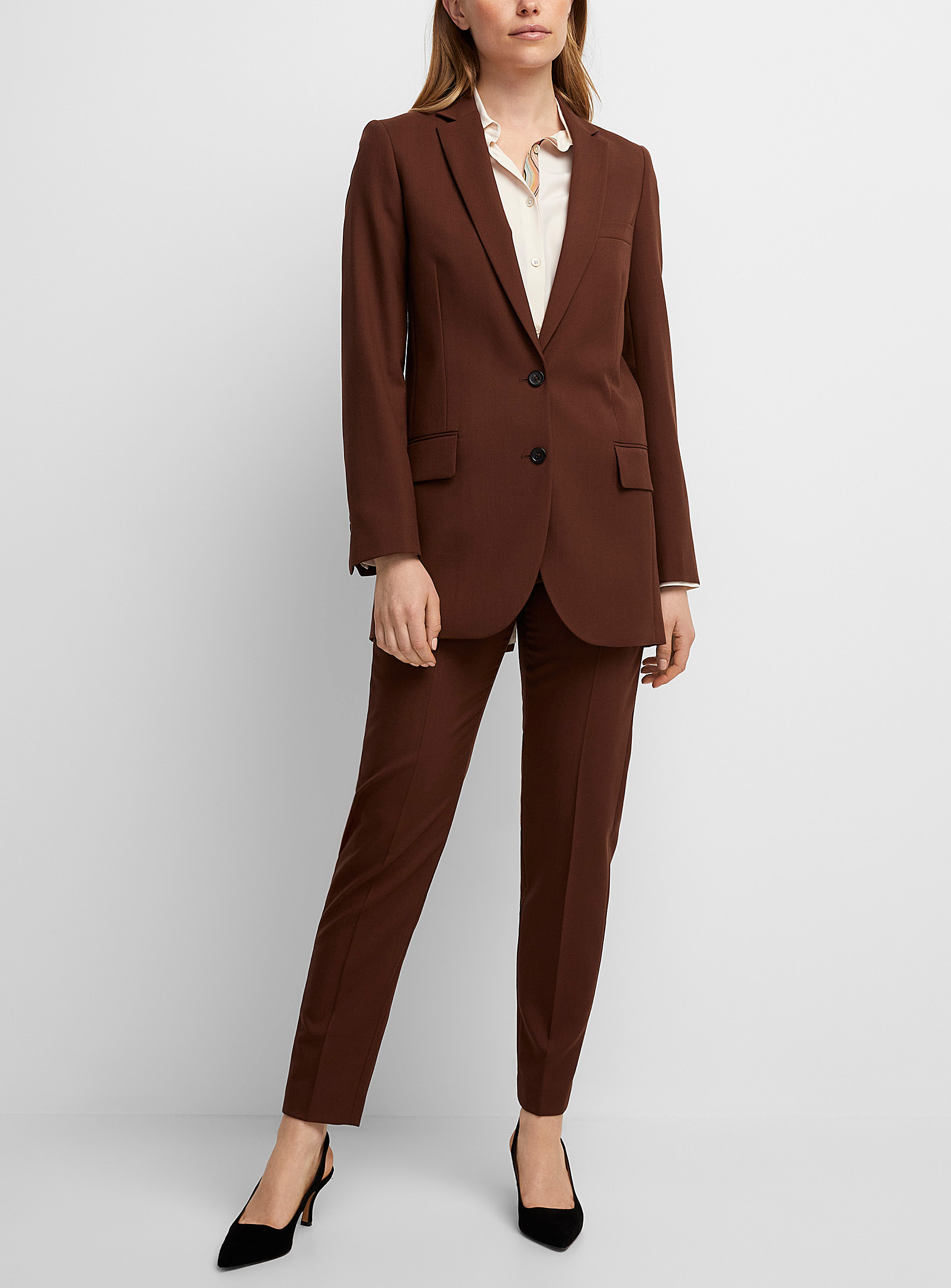 PS Paul Smith - Women's Brown wool pant