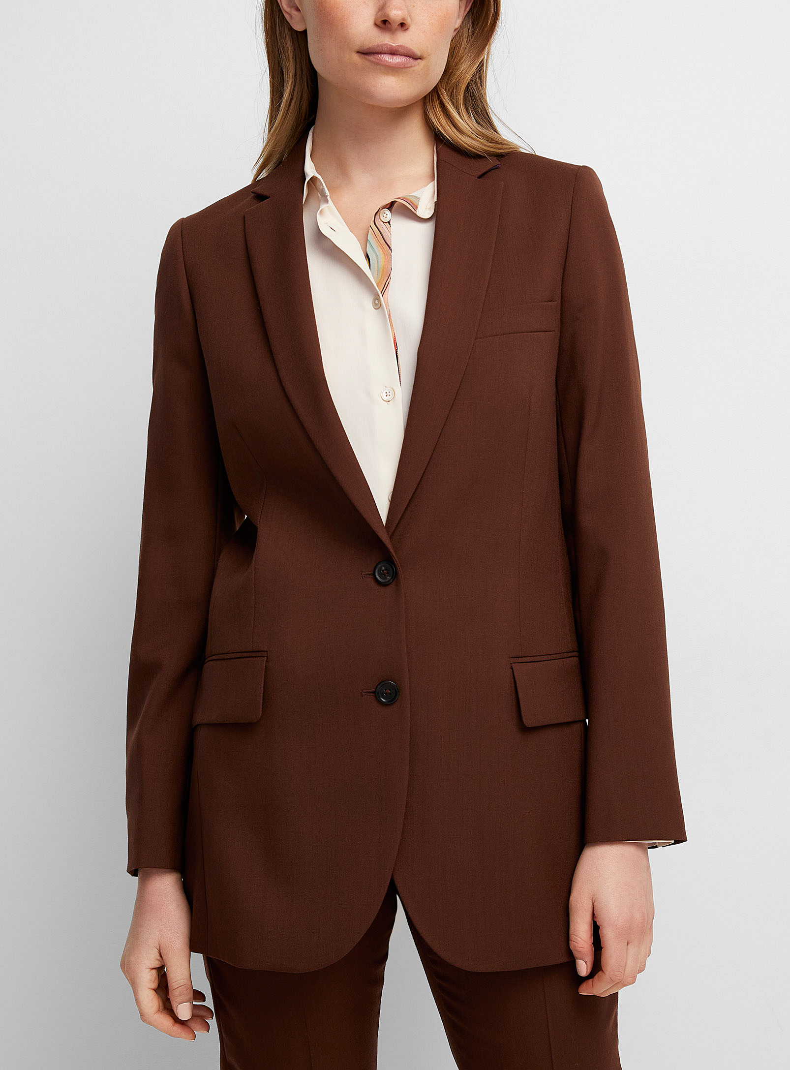 PS Paul Smith - Women's Brown wool Blazer Jacket