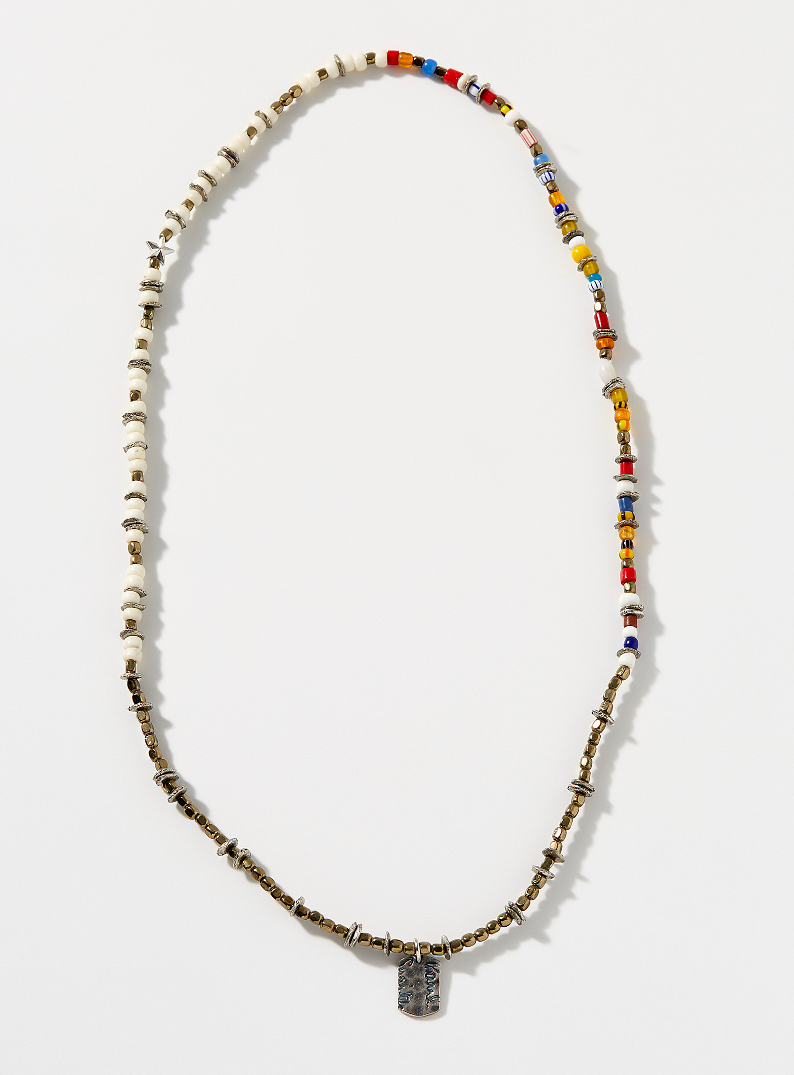 Shop Paul Smith Colourful Multi-bead Necklace In Assorted