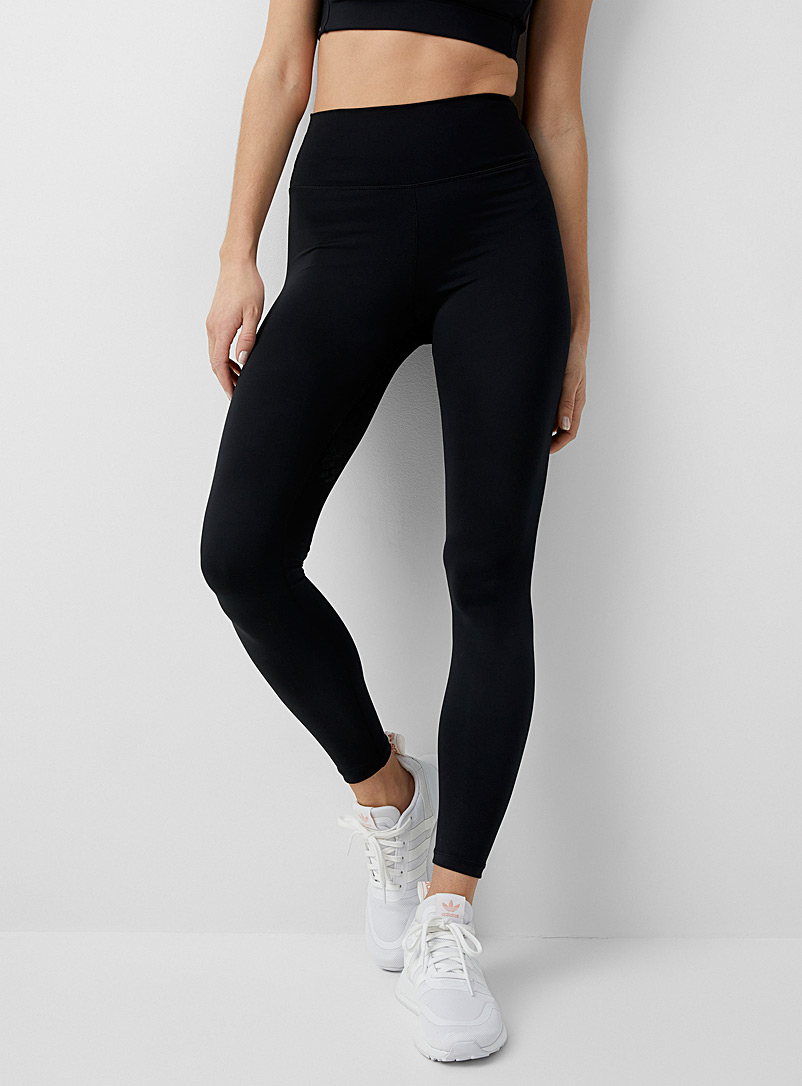 I.FIV5 Black Austral high-rise solid legging for women