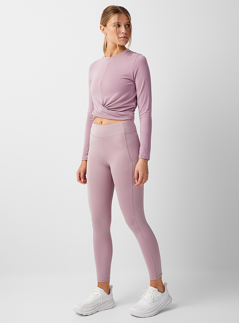 I.FIV5 Lilacs 7/8 legging with pockets for women