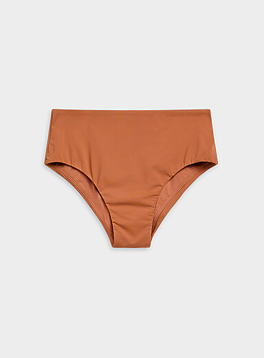 Le bikini d&eacute;tail fronc&eacute; nylon recycl&eacute; Ligne Contemporaine