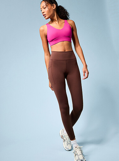 Velvety adjustable-waist pocket legging Length : 28" product image 5