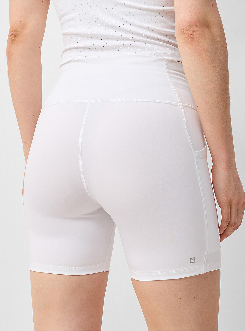 I.FIV5: Le cuissard taille haute &agrave; poches Longueur 6" Noir pour femme