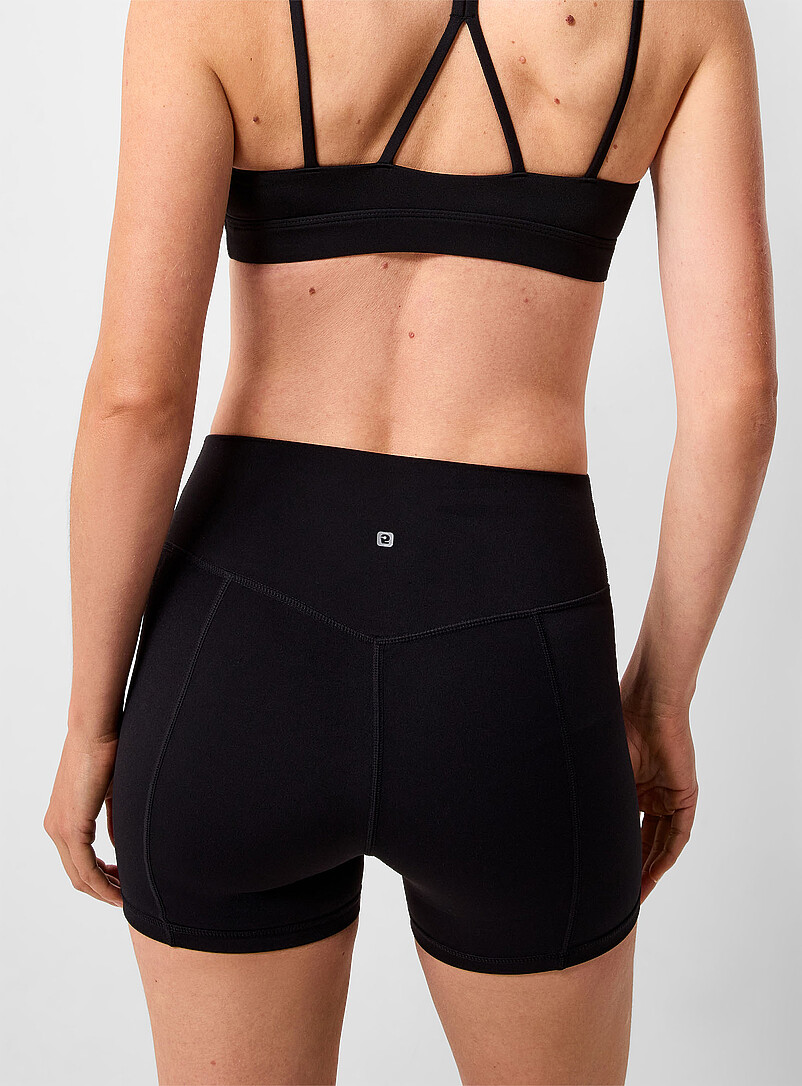 I.FIV5 Teal High-rise velvety bike short Length: 3.5" for women