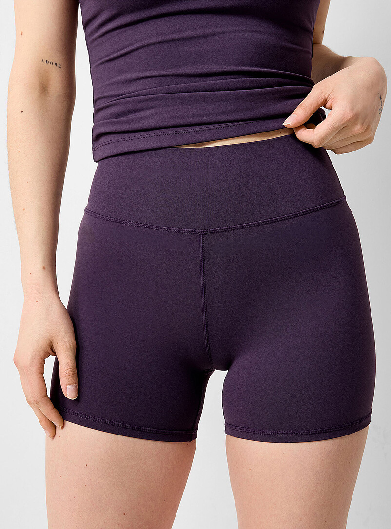 I.FIV5 Teal High-rise velvety bike short Length: 3.5" for women
