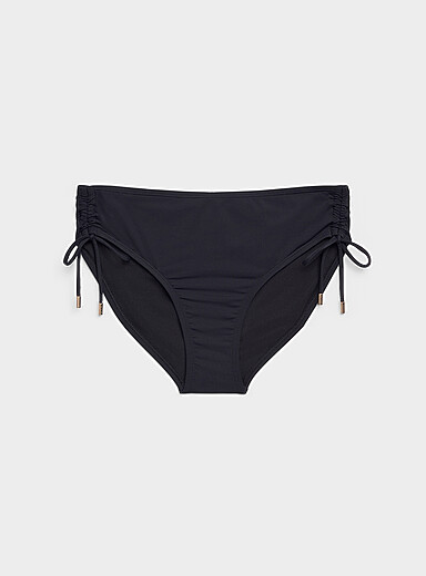 Side ruching bikini bottom