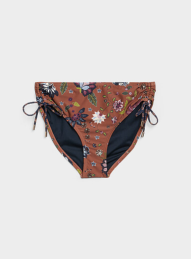 Side ruching bikini bottom