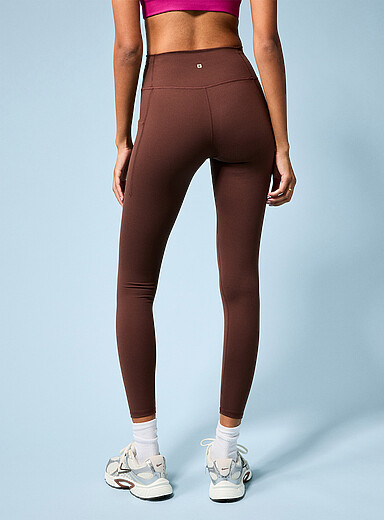 Velvety adjustable-waist pocket legging Length : 28" product image 4