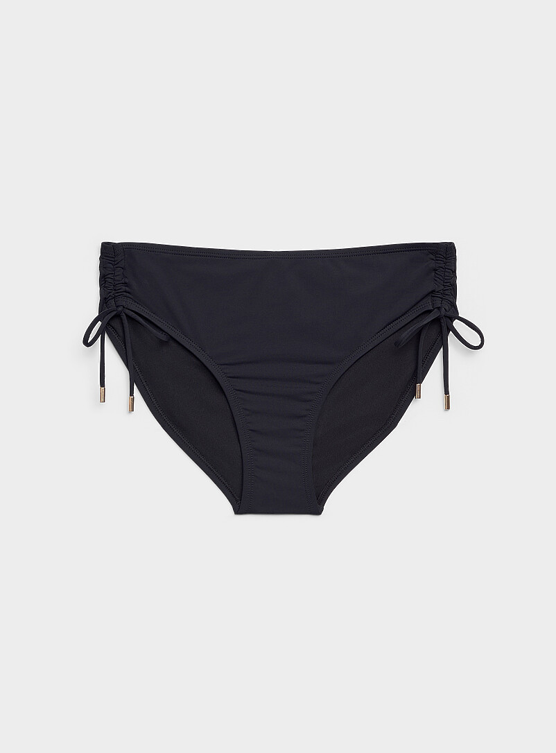 Side ruching bikini bottom product image (primary)