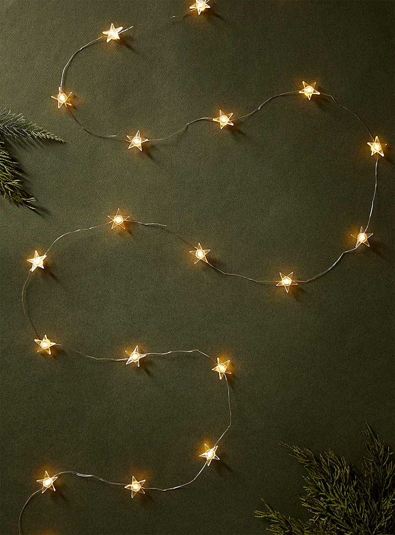 Simons Maison Assorted Bright white star string lights