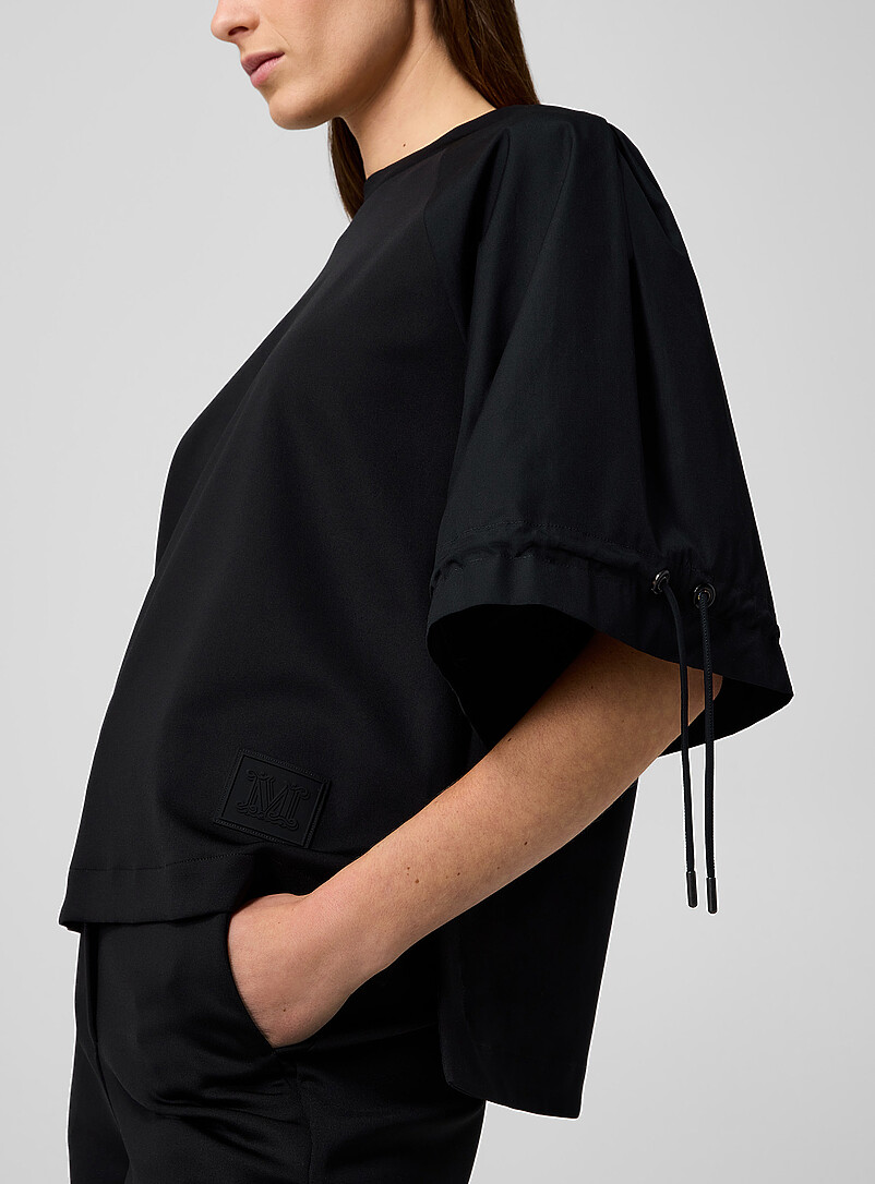 Poplin tie-sleeves T-shirt product image 2
