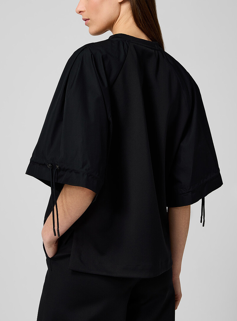 Poplin tie-sleeves T-shirt product image 3