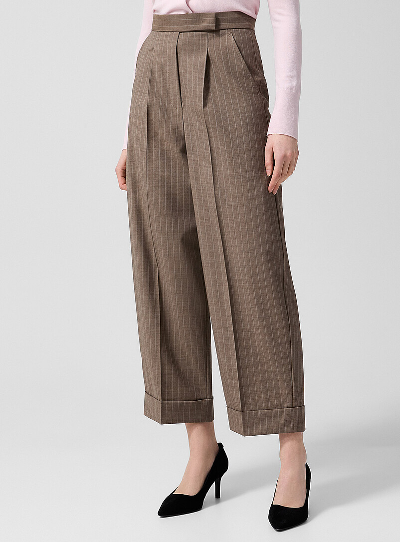 Pure virgin wool cuffed pant product image 2