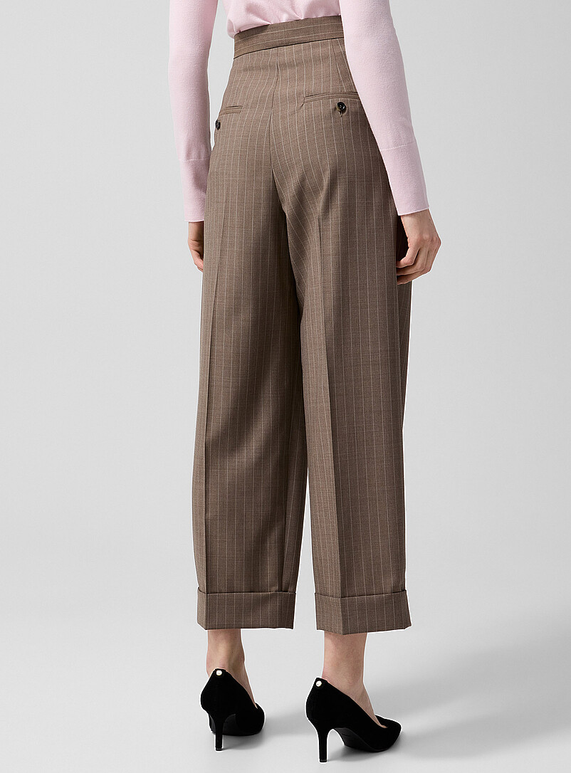Pure virgin wool cuffed pant product image 3