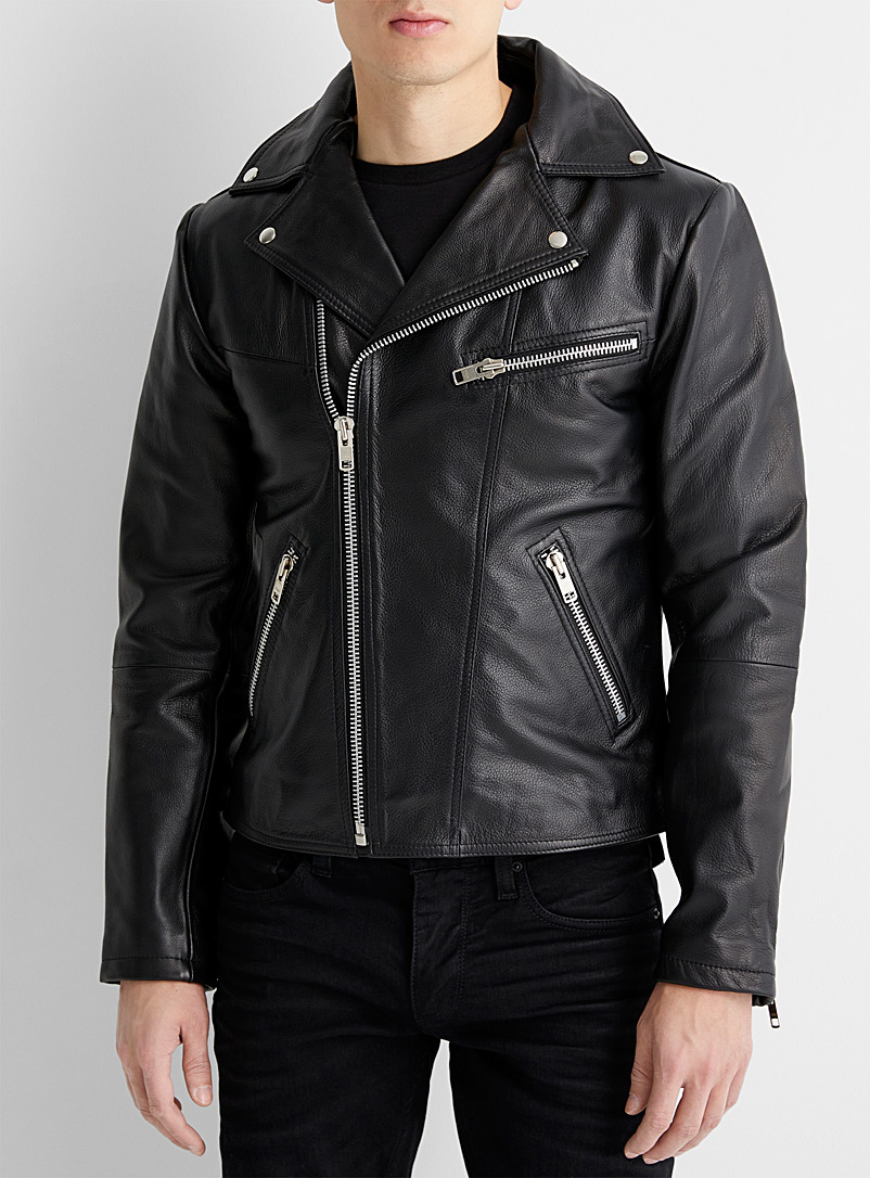 Rugged leather perfecto | Le 31 | Shop Men's Leather & Suede Jackets ...