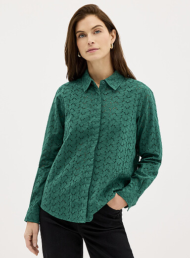 Broderie anglaise shirt