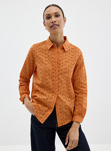 Broderie anglaise shirt