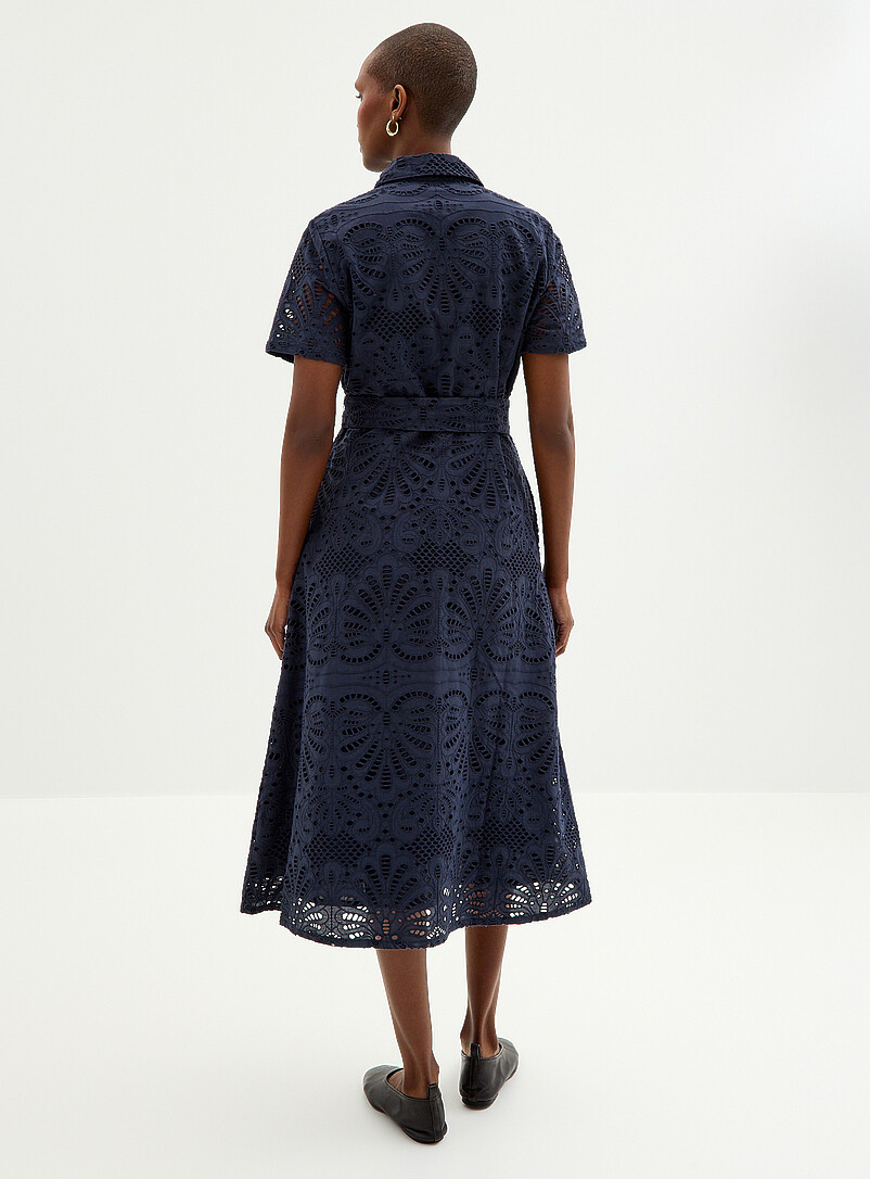 Broderie anglaise midi shirtdress | Contemporaine | Sundress | Simons