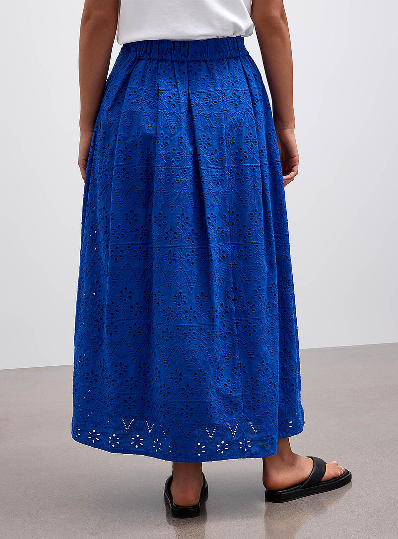 Broderie anglaise puffy maxi skirt product image 3