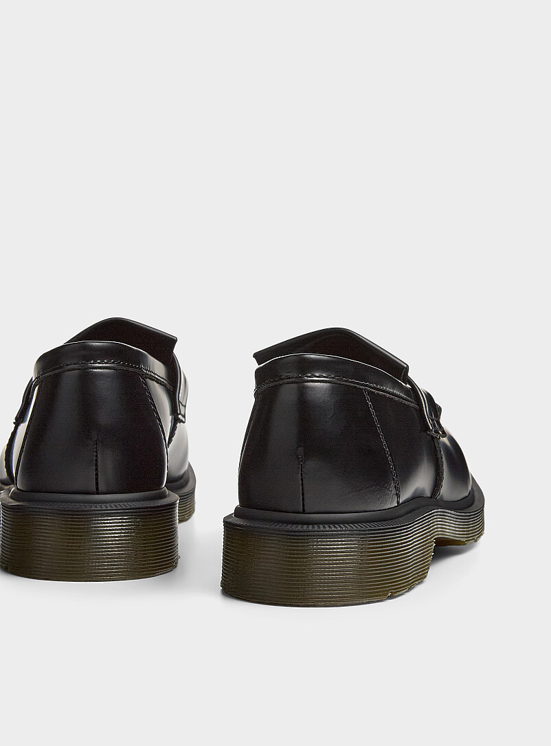 Dr. Martens: Le fl&acirc;neur frange et bridon Adrian Homme Noir pour homme