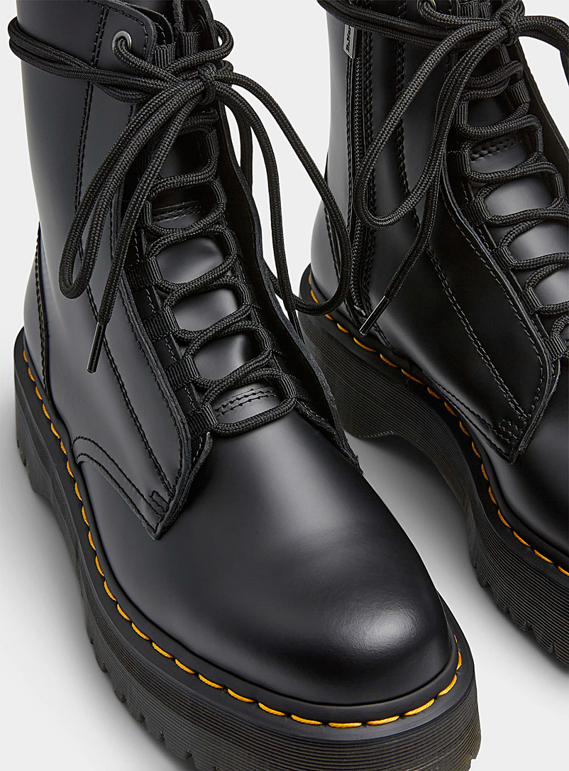 Dr. Martens Black Jarrick Smooth lace-up boots Men for men
