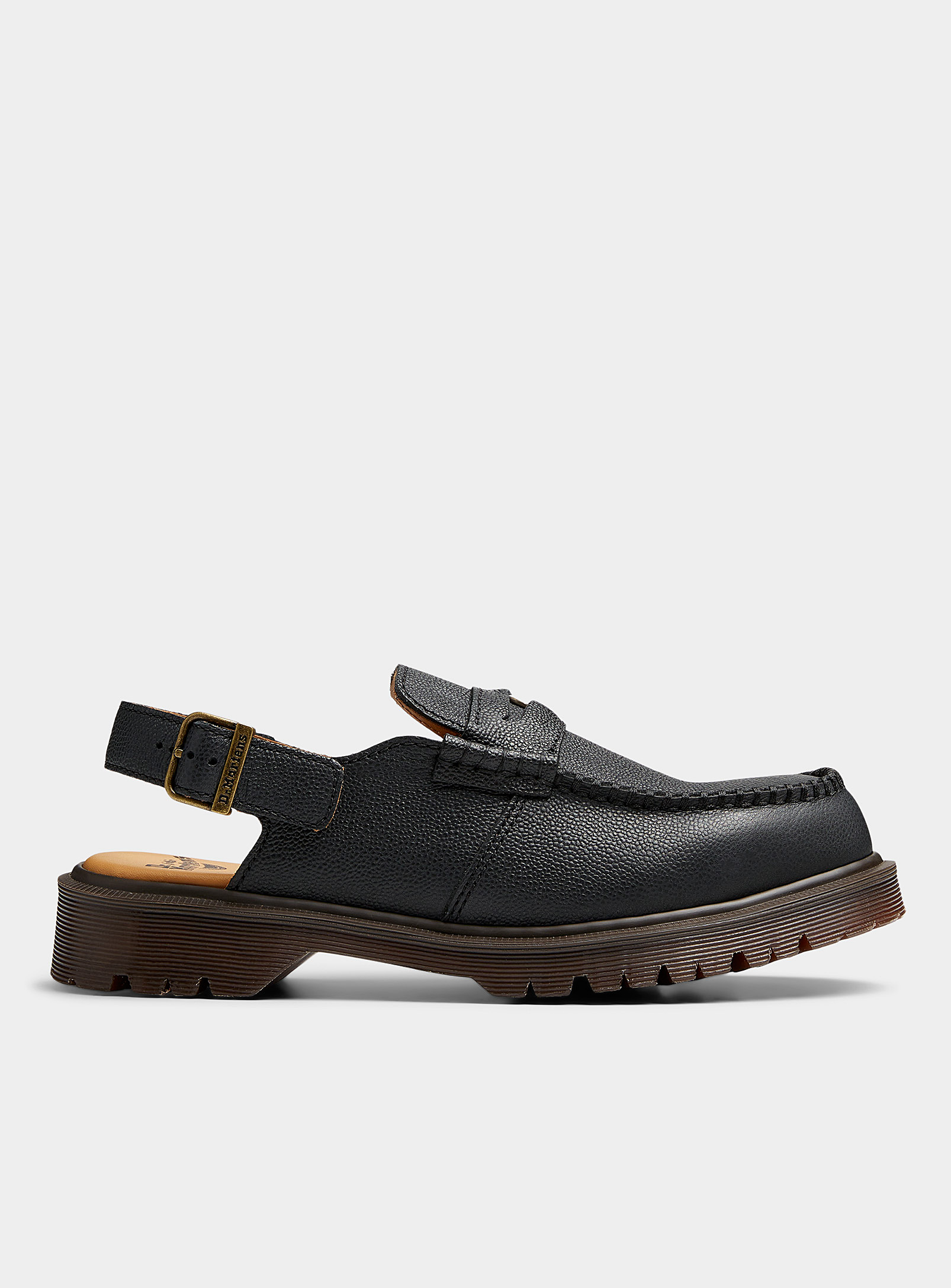 Shop Dr. Martens' Penton Smooth Leather Loafers Men In Black