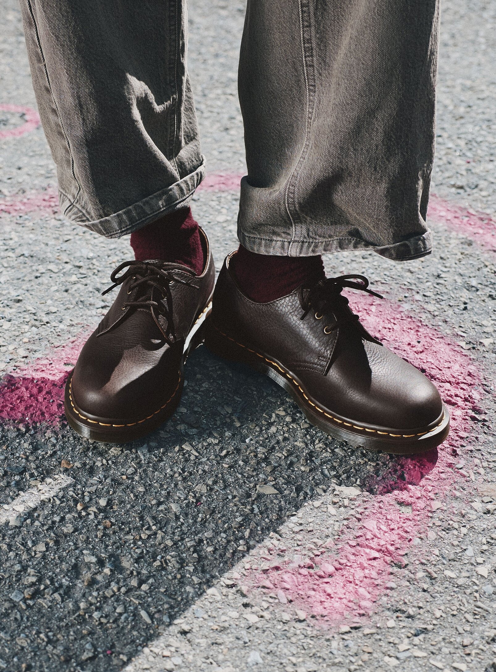 Dr. Martens - La chaussure derby 1461 Ambassador Homme (Homme, Brun, 12)