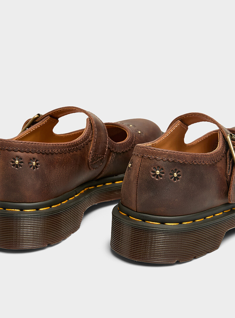 Floral leather Mary Jane shoes Women product image 2