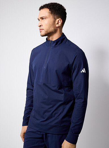 Ultimate365 zipped mock-neck windbreaker golf sweater