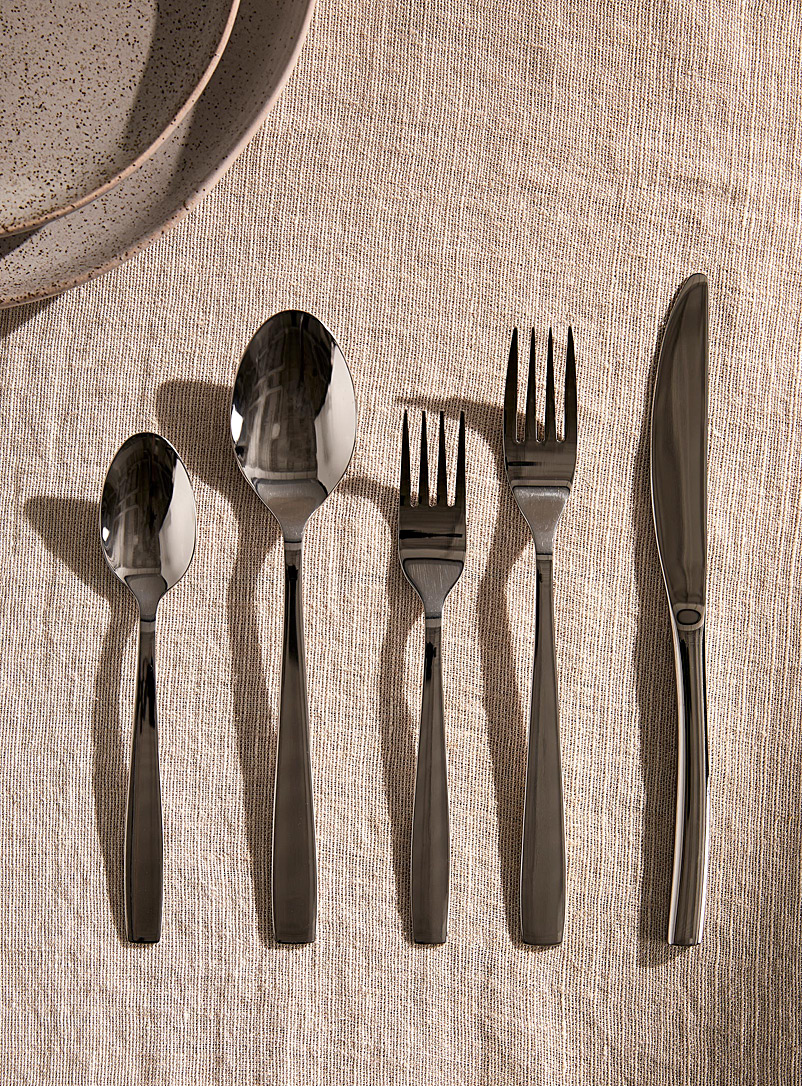 Simons Maison Silver Silver stainless steel utensils Set of 5