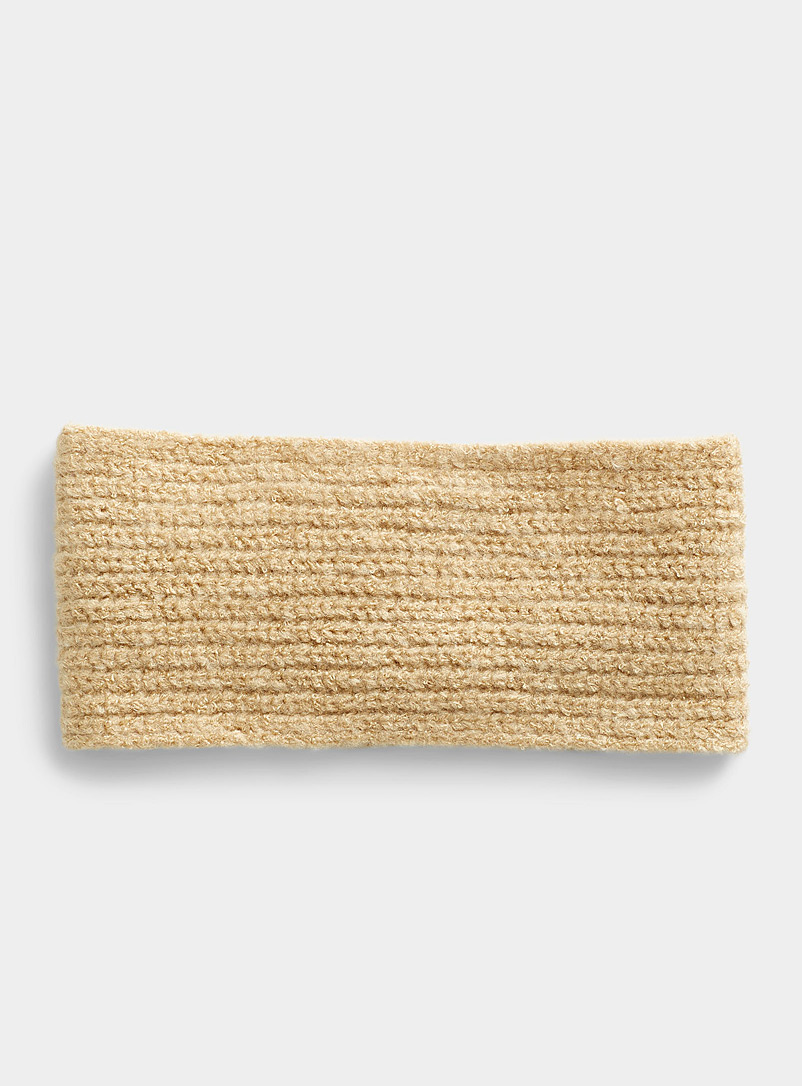 ICHI Honey Soft ribbed-knit headband for women