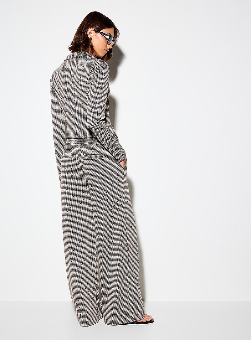 Houndstooth and polka dot pant product image 3