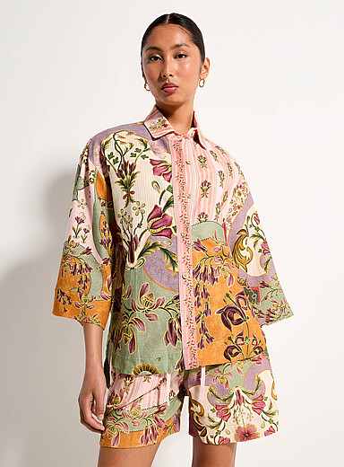 La chemise tapisserie po&eacute;tique Chrissy