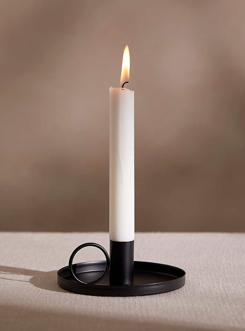 Simons Maison Black Minimalist candle holder