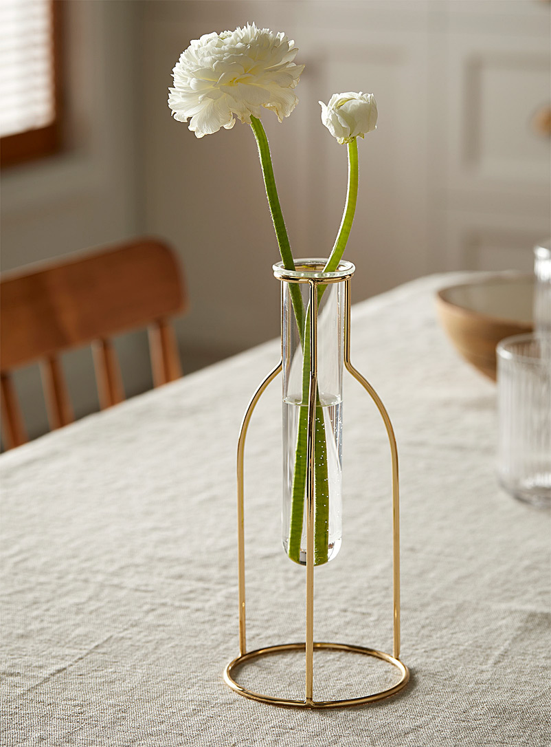 Créez de jolies décorations avec ce tube en verre de 10 cm de hauteur !
