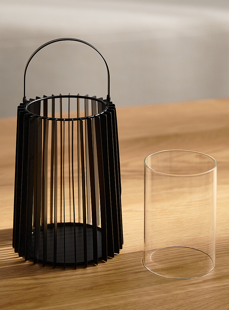 Painted metal large mesh lantern product image 3