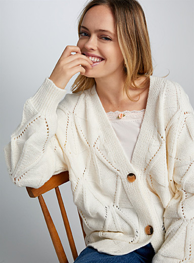 George Women's Pointelle Sweater 