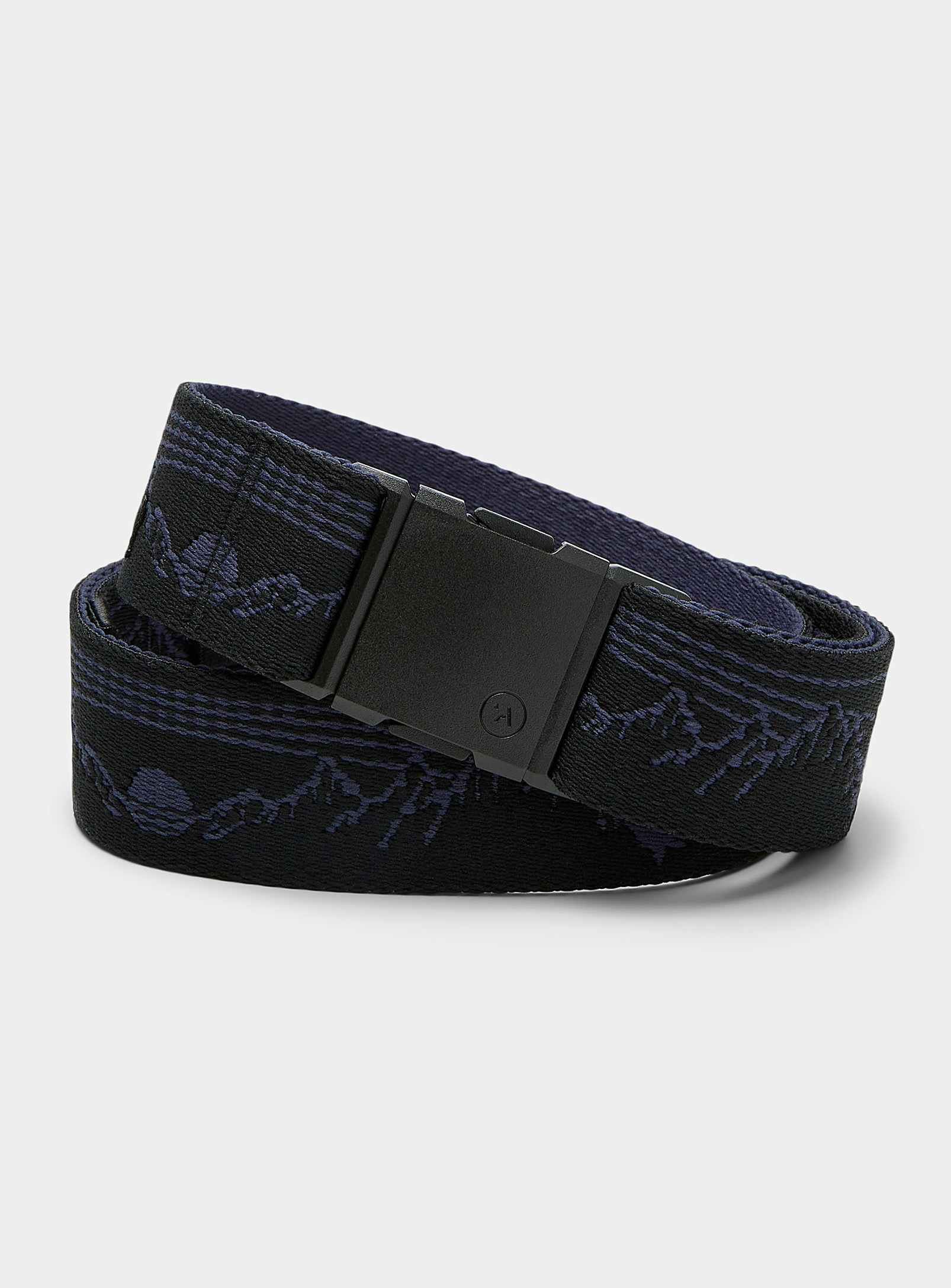 Arcade Out Of Range Woven Belt In Blue