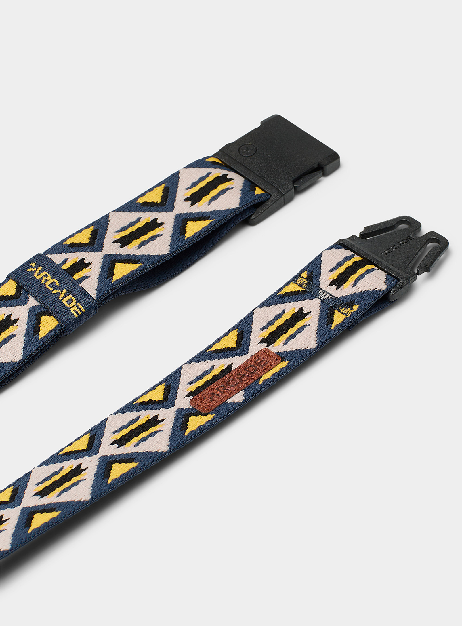 Arcade - La ceinture tissée motif géo coloré