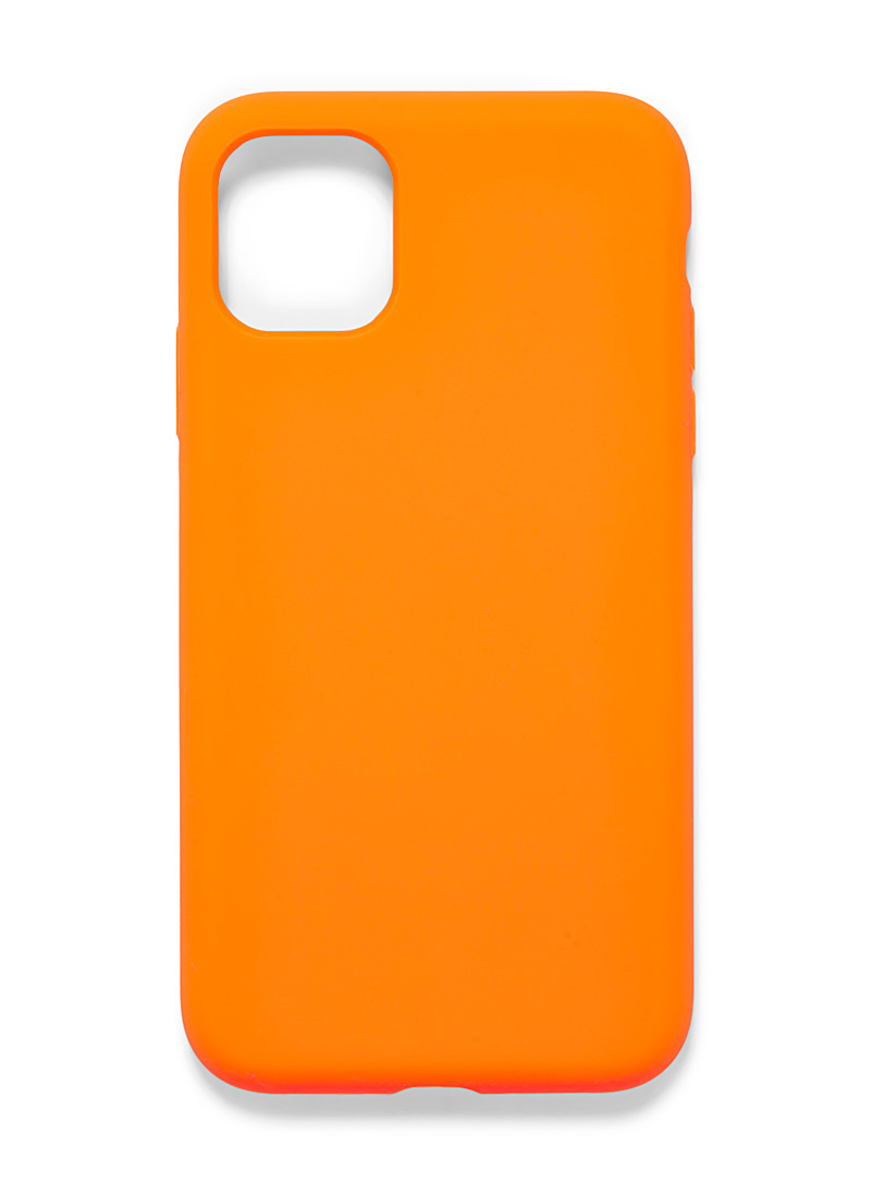 Felony Case: L'étui couleur néon pour iPhone 11 Orange pour femme