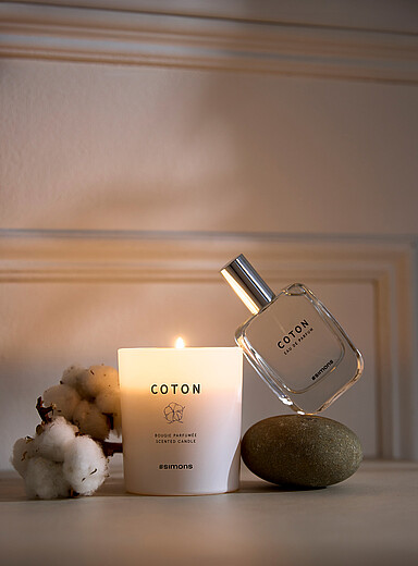 Cotton scented candle