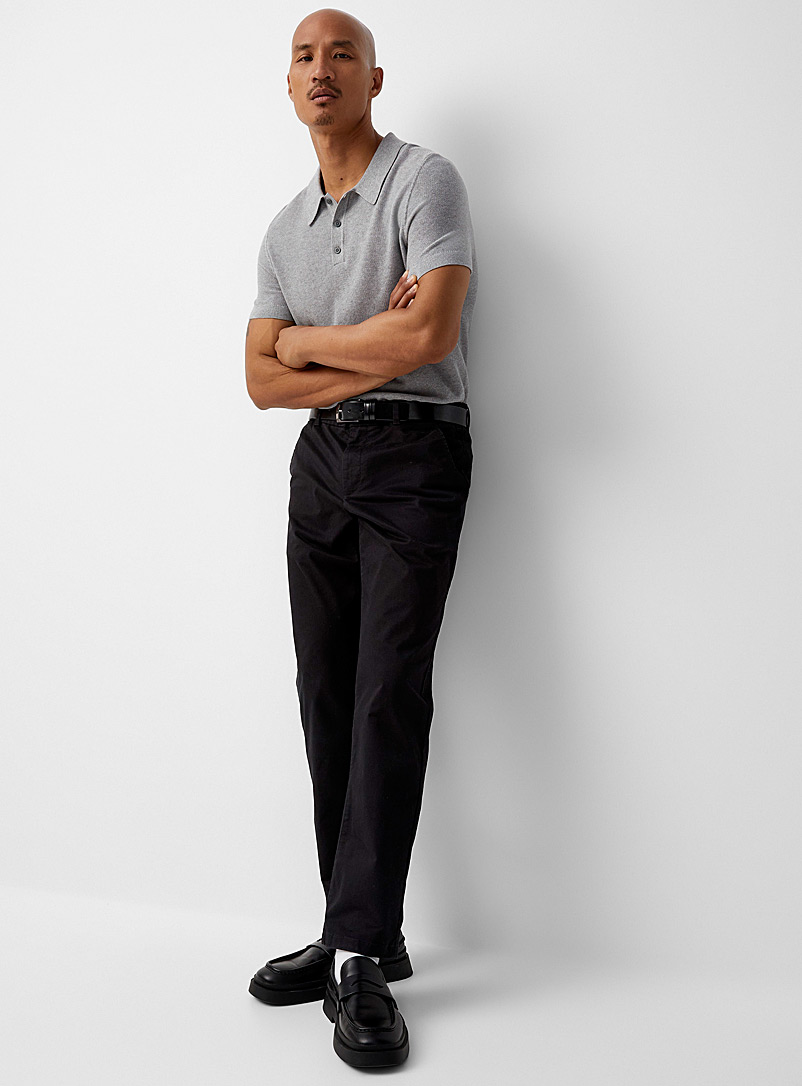 Le 31 Black Stretch chinos London fit - Slim straight for men