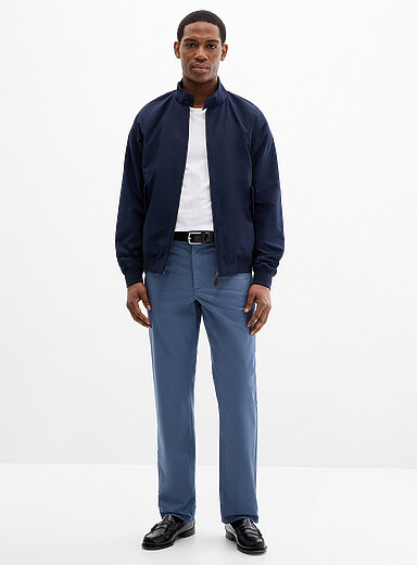 Le chino extensible <b>Coupe London - Droite &eacute;troite</b>