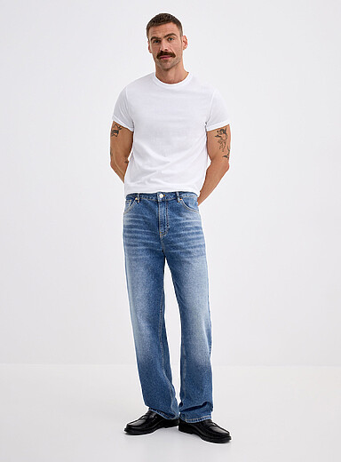 Le jean bleu &eacute;pur&eacute; <b>Coupe New York - Droite</b>
