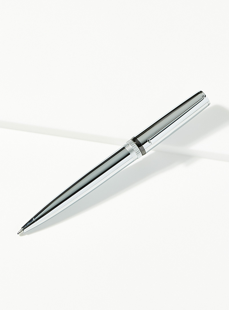 HUGO Silver Chrome metal Gear ballpoint pen for men
