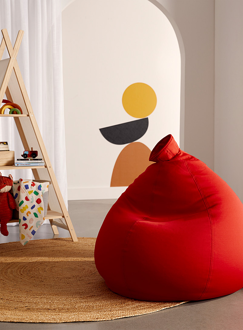 Norka Living Red Shiny ball chair