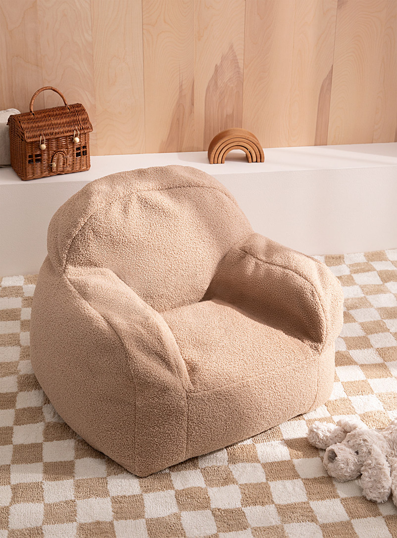 High-Pile Fleece Mini Chair