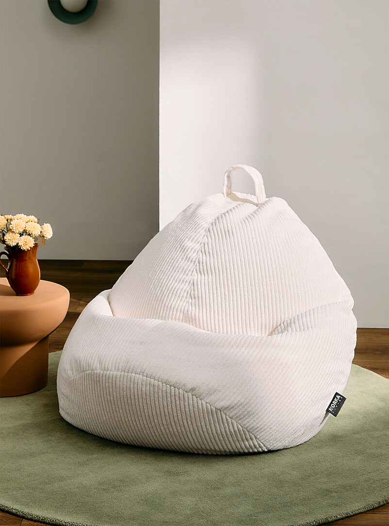 Modern Corduroy Bean Bag Chair